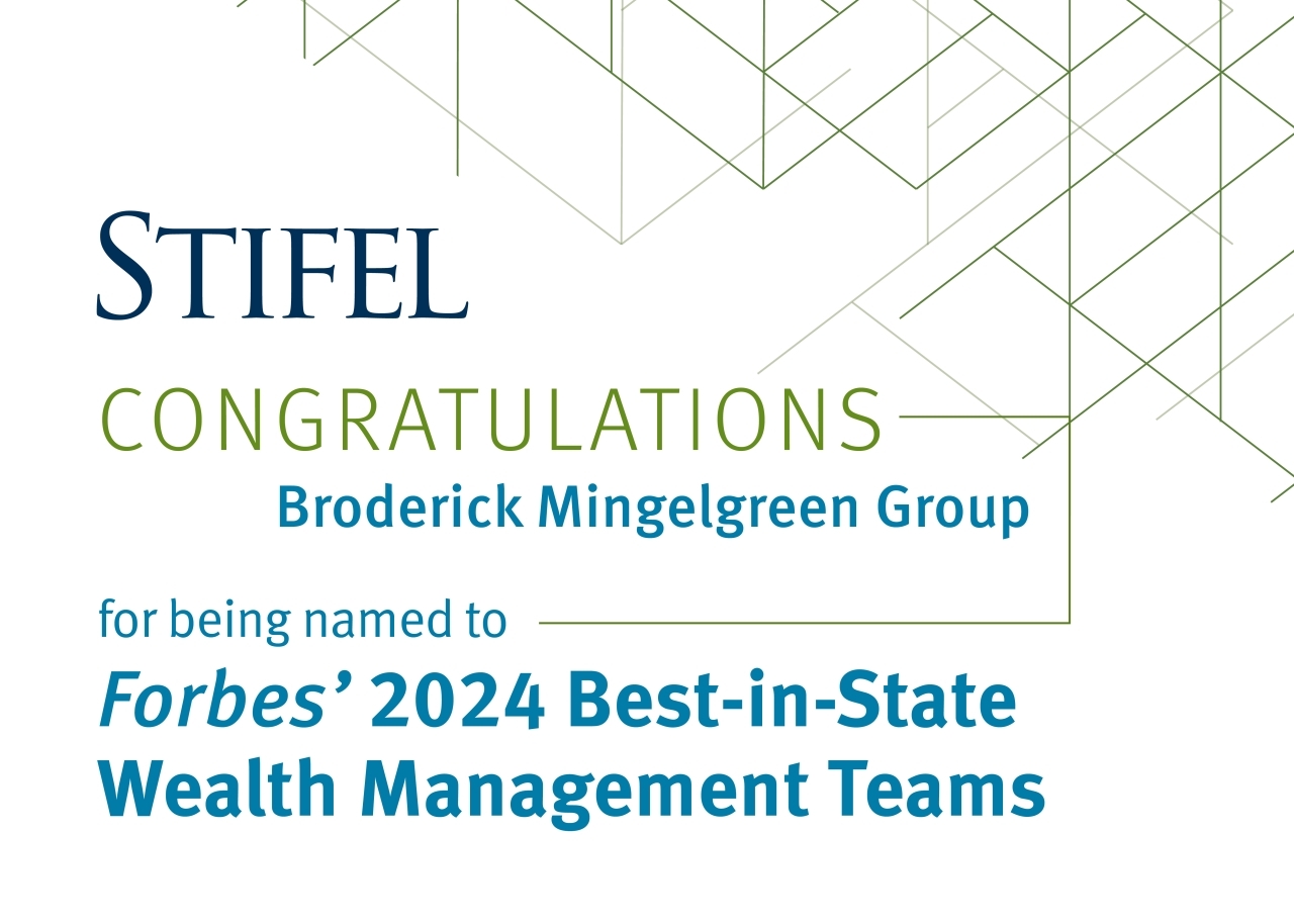 Stifel Congratulations Broderick Mingelgreen Group for being named to  Forbes’ 2024 Best-in-State Wealth Management Teams